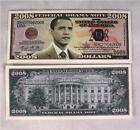 10 Barack Obama 2008 Novelty Dollars Bills funny money