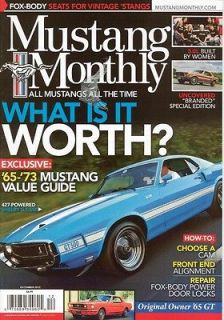 Mustang Monthly December 2012 What Is It Worth?