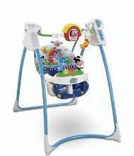 FISHER PRICE LIL LAUGH & LEARN BABY SWING NEW