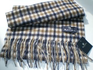 Aquascutum Pure Lambswool Scarf  Brand New with Tags