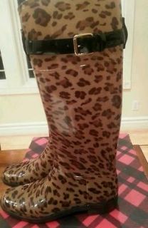 Lauren by Ralph Lauren Shoes Rossalyn II Rain Boots Leopard Sz 7