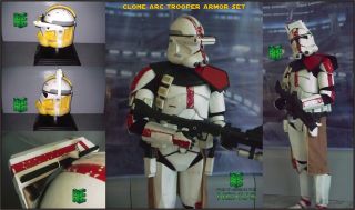 Clone Arc Trooper Armor Costume Set Finished Made To Order Star War 