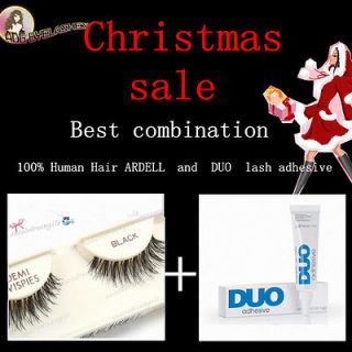 Ardell Fashion Eye Lashes 100% Human Hair and DUO Eyelash Lash Glue
