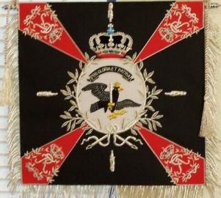 German Prussia Army Regiment Banner Flag Eagle Crown