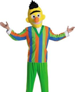 Adult Mens Bert Sesame Street Halloween Costume XL