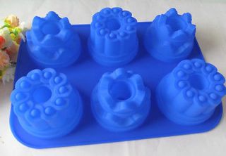   Muffin Sweet Candy Jelly Ice Silicone Mould Mold Baking Pan Tray Mak