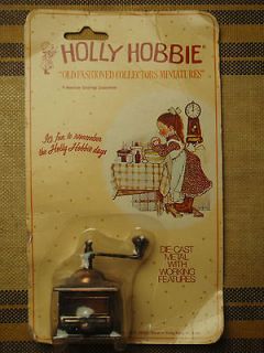   HOBBIE Die Cast Collectors Miniature #6 COFFEE GRINDER 1976 Durham NIP