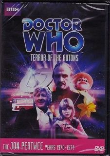 DOCTOR WHO TERROR OF THE AUTONS, JON PERTWEE, DVD, NEW