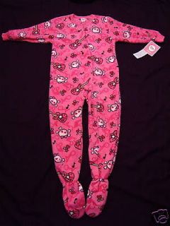 pink footed pajamas in Girls Clothing (Sizes 4 & Up)