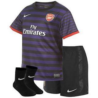 Arsenal FC Baby Infant Kit 2012 2013 Season Away Strip   Size 3 to 36 