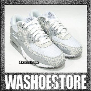 Nike Wmns Air Max 90 White Silver Wolf Grey Metallic 325213 121 US 6 
