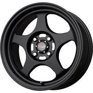 New 16X7 4x100 DRAG DR 23 Black Wheels/Rims