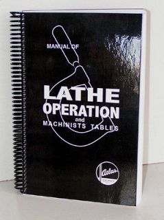 Atlas Lathe Manual Metal Lathe Tool Owners Craftsman