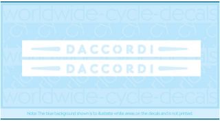 Daccordi Bicycle Decals Transfers Stickers   Masks Set 1