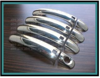 2007/2011 AUDI Q7 CHROME DOOR HANDLE COVERS   4dr   STAINLESS STEEL 