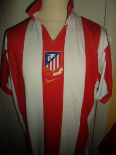 2002 2003 Atletico Madrid Home Football Shirt Size XL Adults