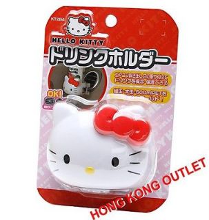 Hello Kitty Car Air Outlet Bottle Drink Cup Can Soda Holder Japan 