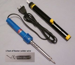 Gauge repair TOOL KIT soldering iron DESOLDERING PUMP wire instrument 
