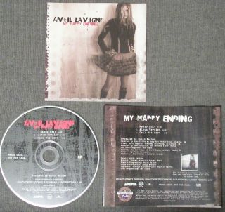 Avril Lavigne   My Happy Ending   2004 U.S. PROMO cd   RARE
