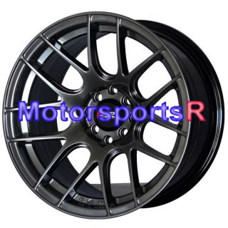 15 15x8 XXR 530 Chromium Black Concave Rims Wheels Stance 4x100 Honda 