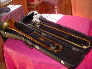 Nice KING 606 Bb Brass Trombone Ready To Play Just Back From Shop No 