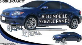 XL ALUMINUM CAR AUTO SERVICE RAMPS STANDS L​OW CLEARANCE (CR 7214)