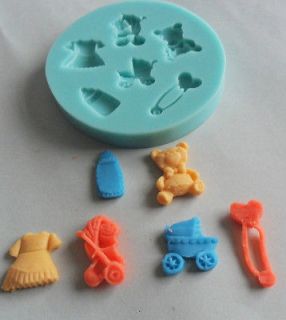 Baby equipment Chocolate Candy Jello Cake 3D Mold DIY baking tools 