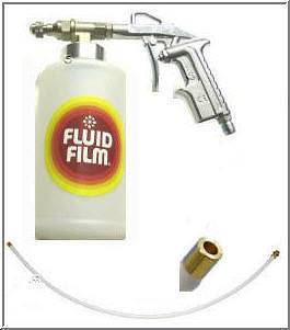 Fluid Film PRO Undercoating Spray Gun with 3 Qt. Bottles