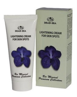 DEAD SEA Bio Mineral Lightening cream for skin spots Treatment 