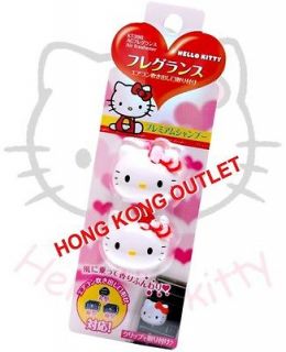 Hello Kitty Car Air Outlet Freshener fragrance KT396 Sanrio F37b