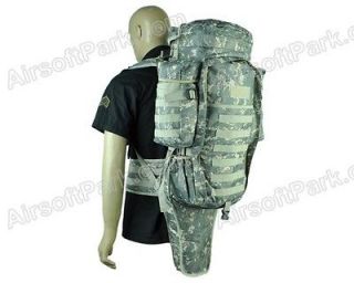 Tactical Molle Extended Full Gear Dual Rifle Backpack ACU