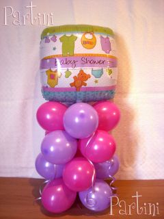 BABY GIRL / BOY   BABY SHOWER BALLOON BOUQUET / DISPLAY / PARTY TABLE 