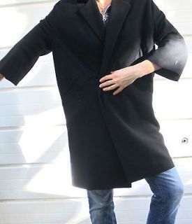 Joseph Magnin black coat jacket vintage size 6 8 medium Audrey Hepburn 