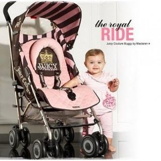  Brand new w/Box Maclaren Juicy Couture Baby Push Stroller Buggy