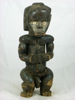 Fine Old African Tribal Art FANG BIERI Guardian Reliquary Figure No 