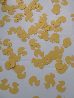 Yellow Rubber Duck Rubber Ducky Baby Shower 100 Confetti Decoration 