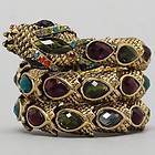   Bracelet Vintage Crystal Style Cuff Wrap Snake Coil Bangle Bracelet