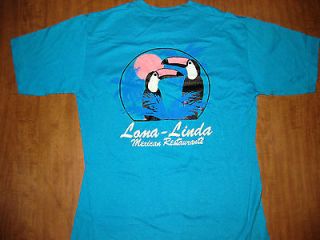 LOMA LINDA Mexican Restaurant large vtg T shirt Toledo OHIO toucans 