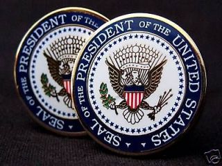 Barack Obama Presidential Cufflinks / Seal of the President Cufflinks