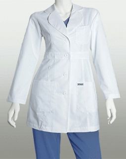 NWT BARCO Greys Anatomy 4419 3 Pocket Womens Lab Coat