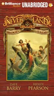 Blood Tide A Never Land Book by Dave Barry and Ridley Pearson 2008, CD 