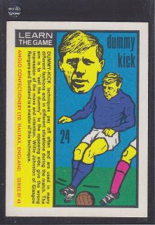 Anglo Confectionery   World Cup 1970 # 24 Willie Johnston   Rangers
