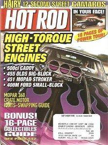 September 1998 Hot Rod Ray Barton Racings 527 lb ft 451 Mopar Stroker 