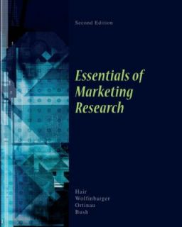 Essentials of Marketing Research by Joseph F., Jr. Hair, David J 