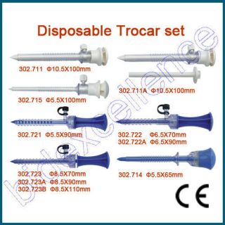 Brand New Disposable Trocar set Laparoscopy