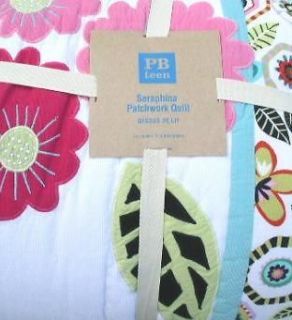 Pottery Barn Teen Seraphina F Queen Patchwork Quilt NEW WITH TAGS