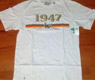 Lifted Research Group LRG The 1947 Stripes White T Shirt 2XL