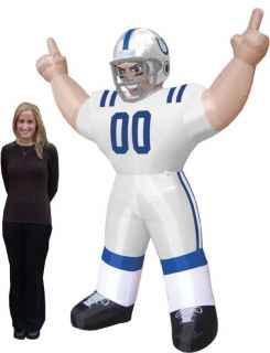 INDIANAPOLIS COLTS NFL Mascot Blow Up Lawn Yard Player