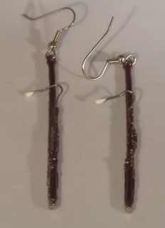 Bassoon Heckel system earrings with nickel free drops