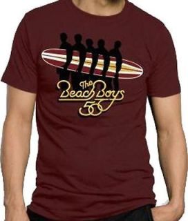 The Beach Boys Surfboard 50 Years New Officially Licensed Adult T 